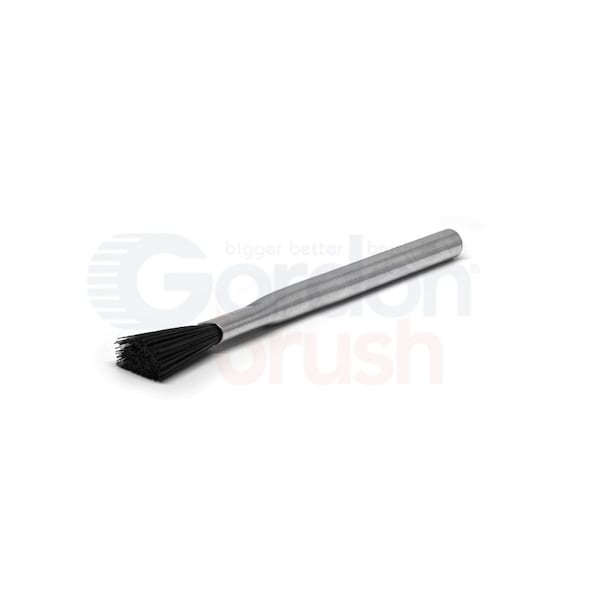 Nylon Bristle, Applicator Brush, Zinc-Plated Steel Handle, 12 PK